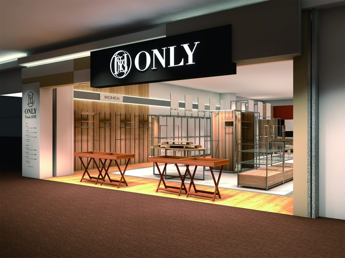 適正価格を追求するスーツショップ「ONLY」、名古屋でリニューアルオープン