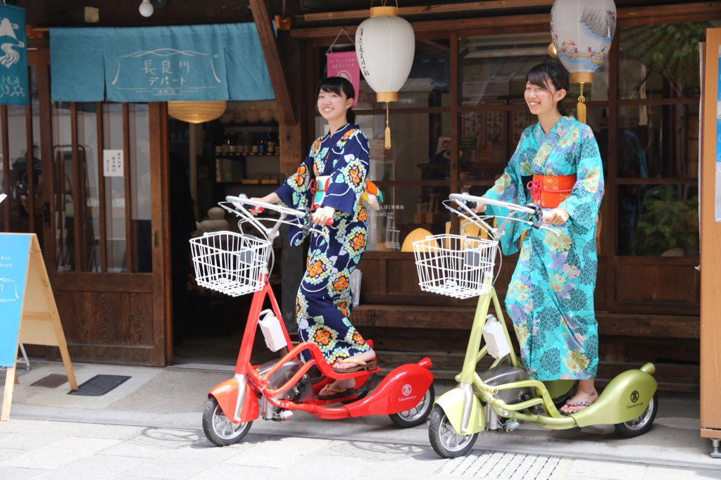 岐阜『ORGANキモノ』で「キモノバイク」をレンタルし風情ある街並みを楽しもう