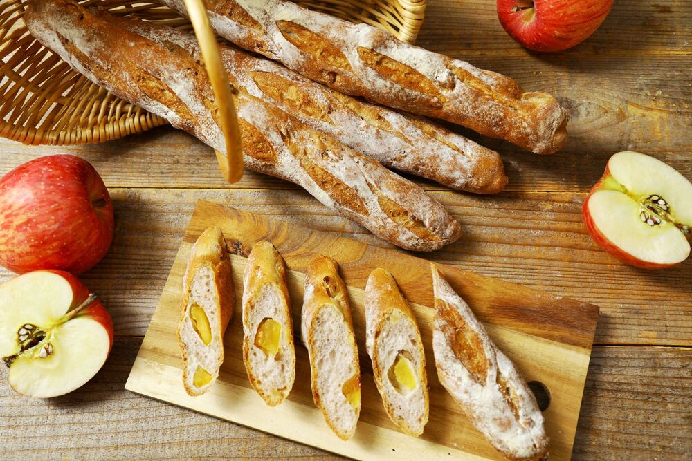 秋限定、旬を楽しむりんごのパン。「GRANDIR（グランディール）」より、青森県産ふじのりんごを使用した新作が登場！ - sub1 1 2
