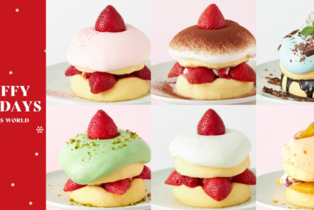 史上初！NYや韓国など”世界6か国”のFLIPPER’Sで作り上げた全6種の「奇跡のパンケーキ」をホリデー限定販売